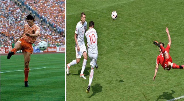 Shaqiri gati t’i zërë vendin Van Basten-it si më i miri në histori i Europianëve