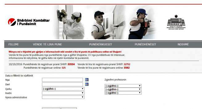 Shërbimi Kombëtar i Punësimit: Ja si të aplikoni për 3562 vende të lira pune në Shqipëri