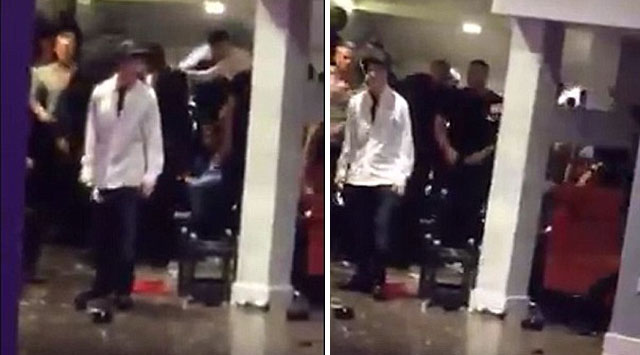 VIDEO/ Sherr në lokal, Vitin e Ri e presin me shishe birre e karrige kokës