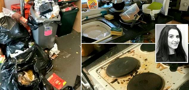 FOTO/ Studentja fiton çmim për shtëpinë më të pisët në botë