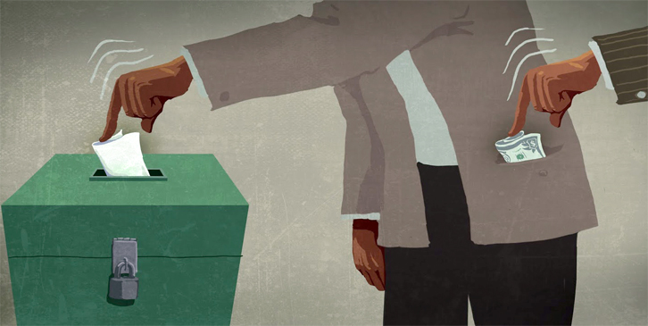 EMRI/ Dibër, shefi i krimeve shpërndan lekët e shitjes së drogës për votat