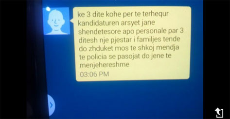 Kërcënimi për Kaprin: Ke 3 ditë kohë, dikush nga familja do zhduket