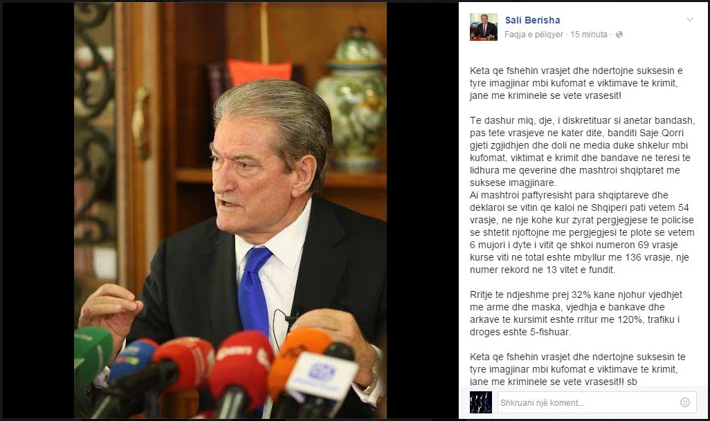 SALI BERISHA/ Saje Qorri shkel mbi viktimat