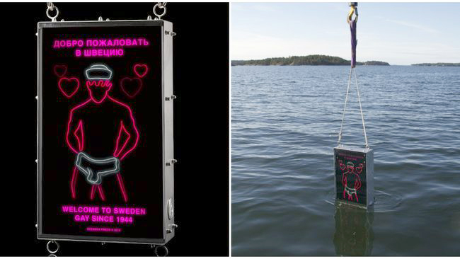 “Kalo këtej nëse je gej”, mesazhi suedez për pushtuesit rusë