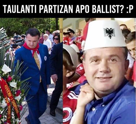 FOTO LAJM/ Taulant Balla, partizan apo ballist…?!