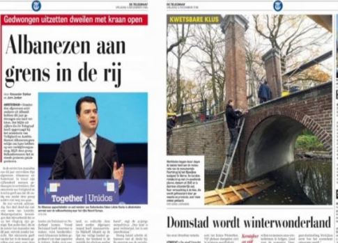Mediat hollandeze, shqiptarët në rradhë në kufirin tonë