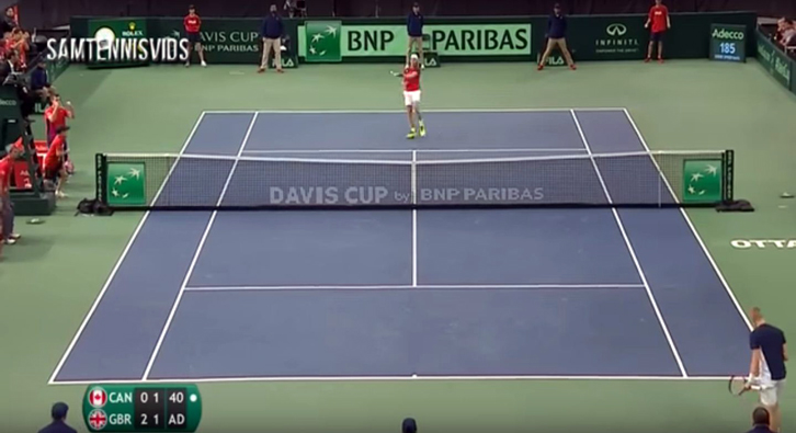 VIDEO/ Tenisti kanadez i nxin syrin arbitrit, skualifikohet