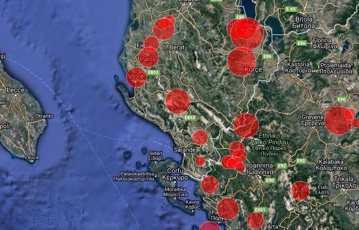 Gjirokastër, sërish tërmet, qytetarët dalin në rrugë