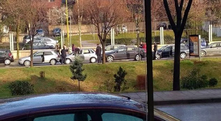 FOTO LAJM/ Tiranë, aksident “zinxhir” makinash