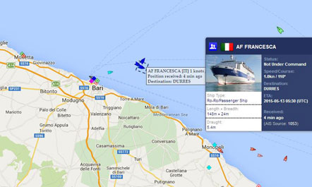 “Francesca” ankorohet në Bari, asnjë pasagjer i lënduar