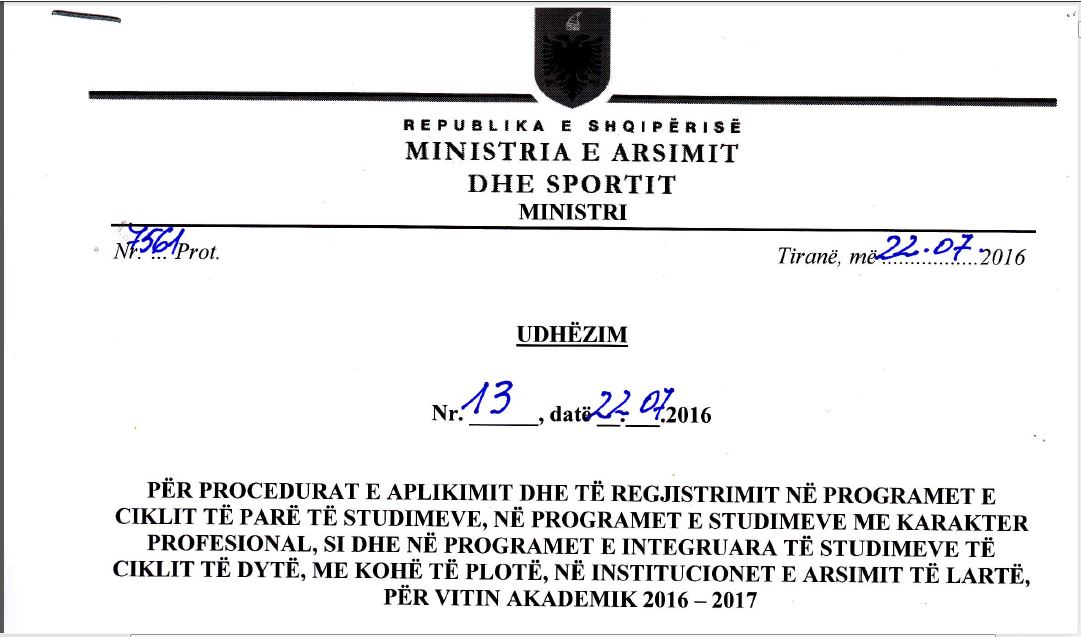 UDHËZIMI/ Maturantët, ja si mund të aplikojnë në universitetet dhe datat për çdo raund