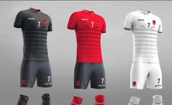 FOTO LAJM/ Prezantohet uniforma e re e Kombëtares së Futbollit