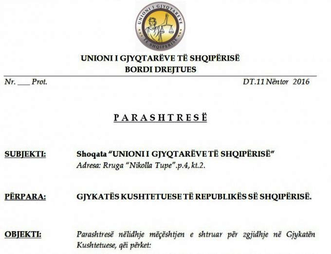 FAKTET/ Ligji për statusin e gjyqtarëve, Kushtetuesja fillon shqyrtimin e ankimimit