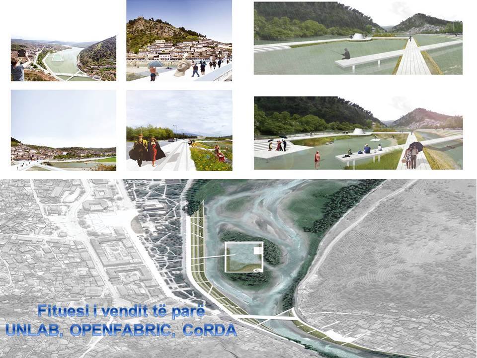 FOTO/ Shpallet projekti fitues i ishullit në lumin Osum