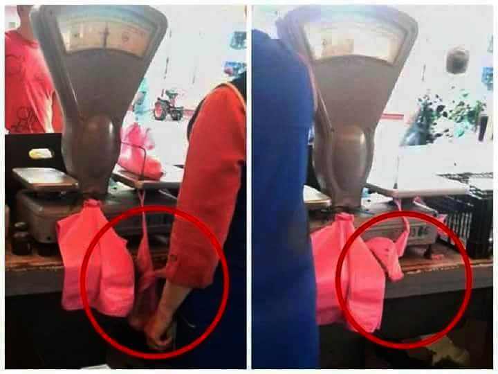 FOTO HUMOR/ Vjedhje e kontrolluar…, me peshore