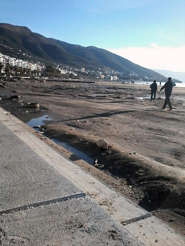 FOTO GALERI/ Vlorë, deti përpin “Lungo Maren” dhe 1.7 milionë euro, kryeministri dhe kryebashkiaku bëjnë sehirxhiun