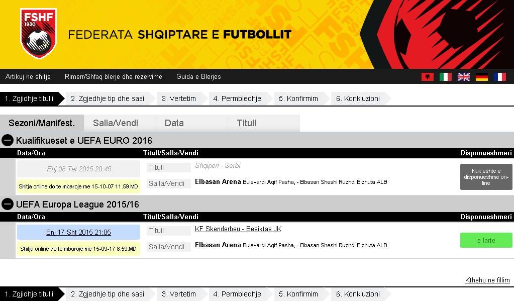 Zhgënjehen sportdashësit, FSHF-ja “lan gojën” me shitjet on-line të biletave për Shqipëri – Serbi
