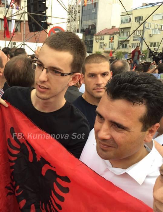 Zaev si një tifoz serb