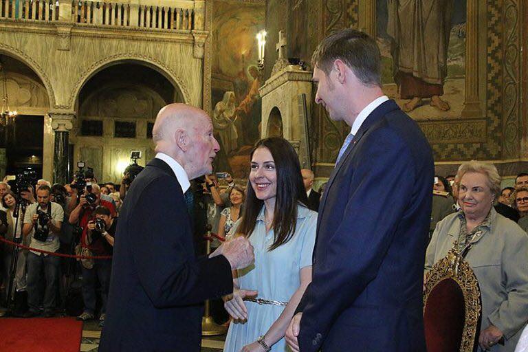 FOTO/Princi Leka II dhe Priceshë Elia të ftuar në 80 vjetorin e Mbretit SIMEON II i Bullgarisë