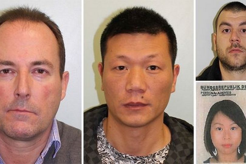 FOTO/ Pastruan treçerek milioni paund, bien në pranga shqiptari dhe ‘banda’ e tij e kinezëve