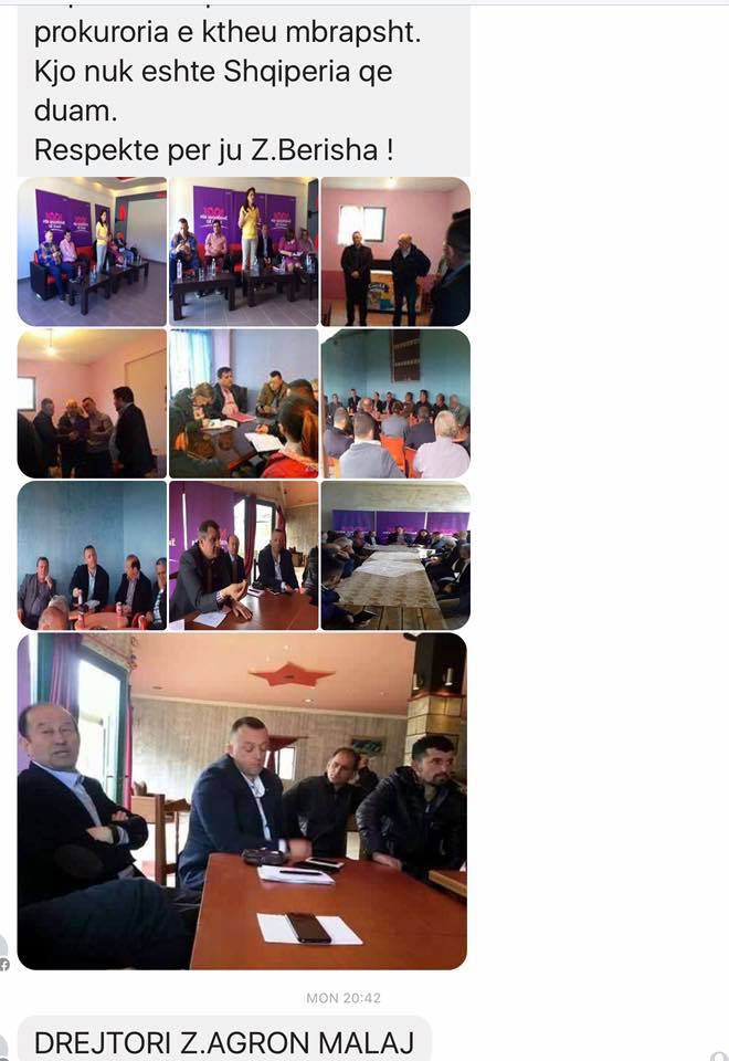 FOTO/ Mat, Drejtori Rajonal i OSHEE, aktiv në fushatën e PS-së