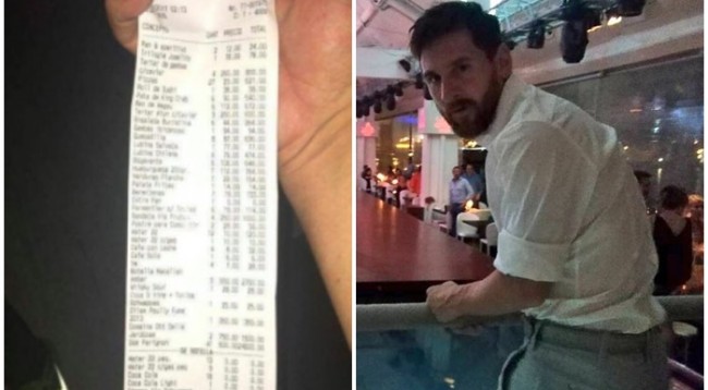 FOTO/ Ja sa kushton një darkë e Messit, do të çuditeni