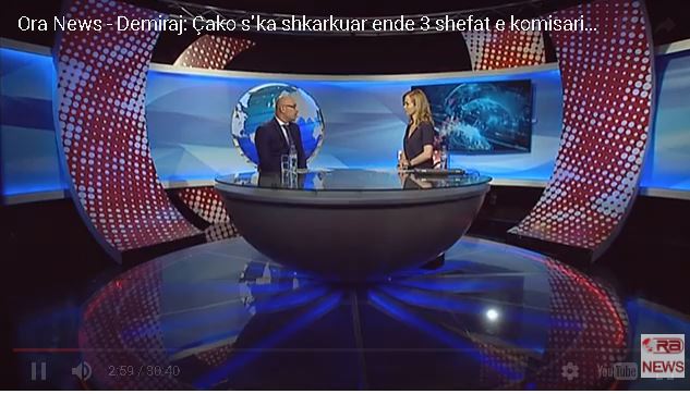 ORA NEWS/Demiraj: Çako s’ka shkarkuar ende 3 shefat e komisariateve, në fushatë me PS