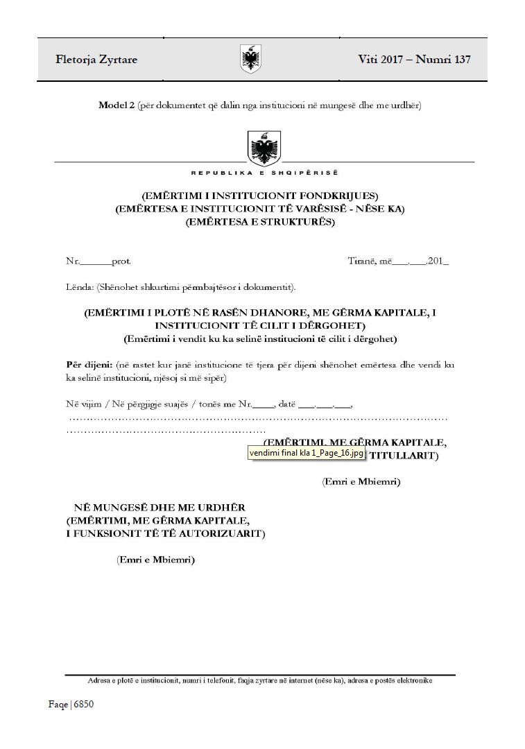 FOTO GALERI/ Shkresat zyrtare, ja si do të shkruajë administrata nga sot e tutje