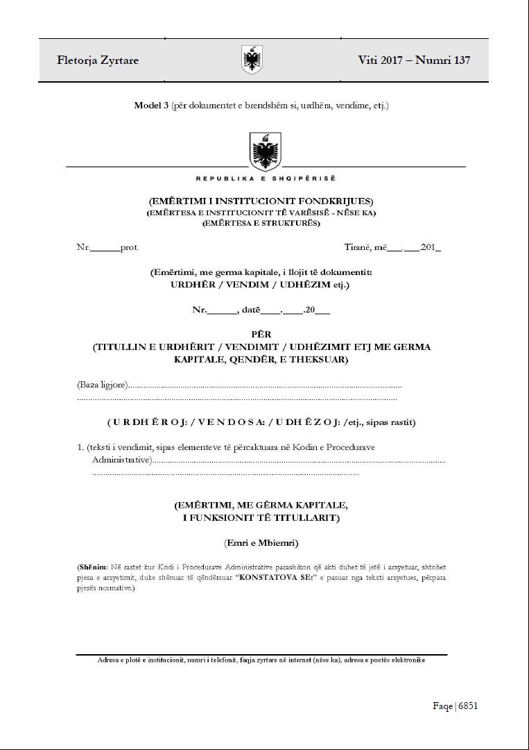 FOTO GALERI/ Shkresat zyrtare, ja si do të shkruajë administrata nga sot e tutje