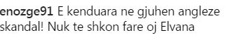 Fansat masakrojnë Elvanën në komente: Mëso anglishten njëherë