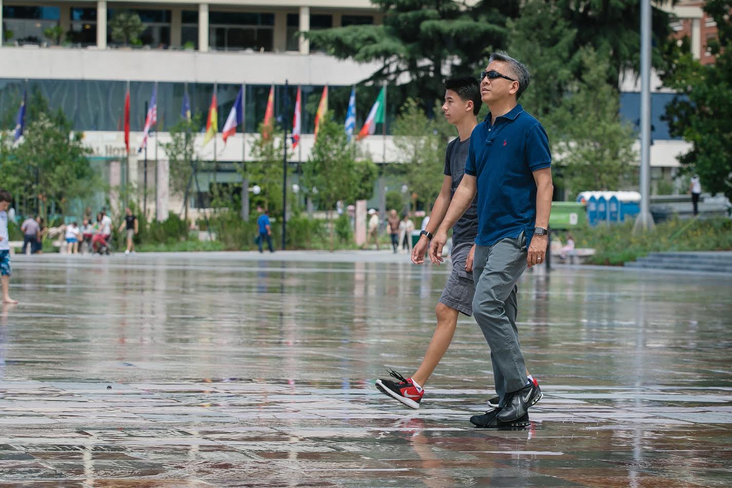 FOTO LAJM/ Sheshi “Skënderbej” ka një vizitor special