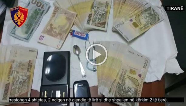 EMRAT&VIDEO/Bie në pranga një grup shitësish të drogave në Tiranë