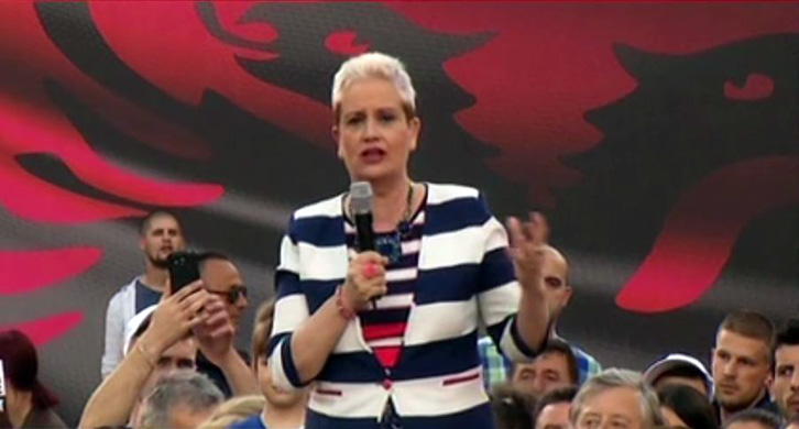 Fillon mitingu elektoral i PD, Valentina Duka: Ne do të fitojmë në 25 qershor, nën udhëheqjen e vizionarit Lulzim Basha