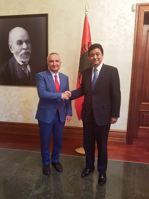Ilir Meta pret ministrin japonez Nobuo Kishi: Marrëdhëniet midis dy vendeve, përparim në të gjitha fushat