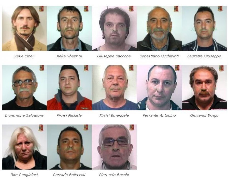 FOTO & EMRA/ Itali, 12 anëtarët e bandës shqiptaro-italiane, dënohen me 157 vjet burg për trafik droge