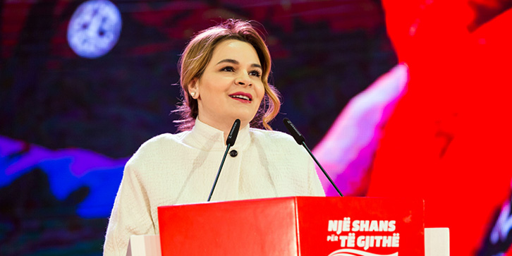 Monika Kryemadh e gatshme të japë jetën në luftë me krimin dhe korrupsionin e qeverisë