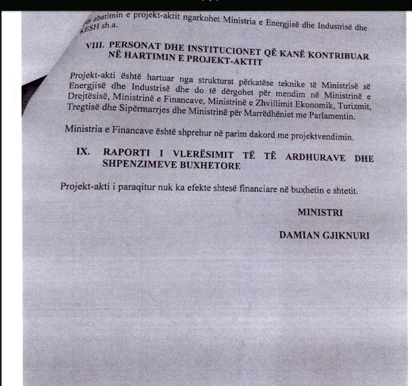 FOTO DOKUMENT/ Zëvendëskryeministrja Mandija: Si po manipulohet për (mos)blerjen e energjisë me “ngatërrimin” e dy VKM-ve