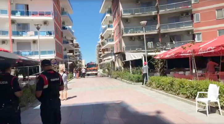 VIDEO/ Zjarri në Velipojë, ja çfarë ka mbetur pas shpërthimit të bombolës në restorant