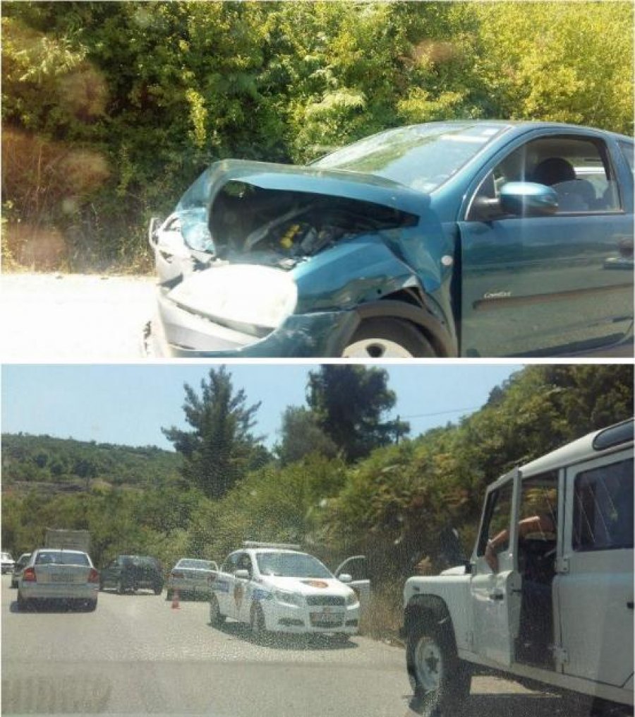 FOTO/ Tiranë-Elbasan, aksidentohen dy makina, ja sa persona u plagosën