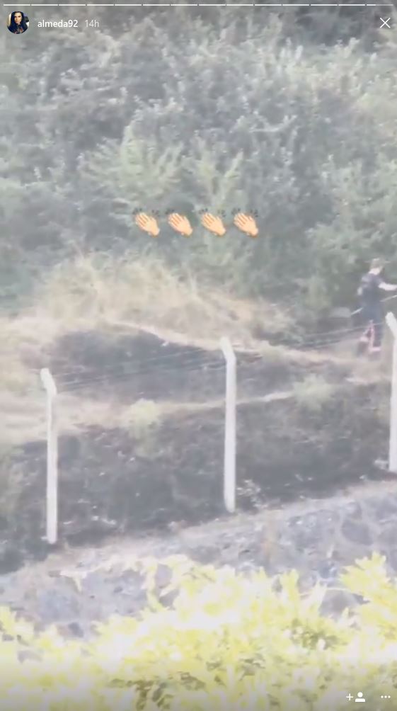 FOTO/ Në shtëpinë e Almedës dhe Tolgës bie zjarr