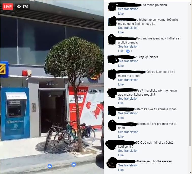VIDEO & FOTO SKANDAL/ Pogradec, i moshuari tenton vetëhedhjen nga pallati, qytetarët vënë baste: 50 euro që nuk hidhet