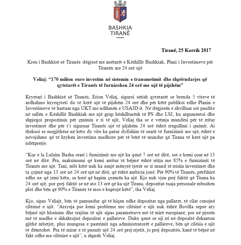 FOTO FAKT/ Erion Veliaj para zgjedhjeve dhe pas zgjedhjeve – Si ndryshoi fjalët kryebashkiaku për çmimin e ujit
