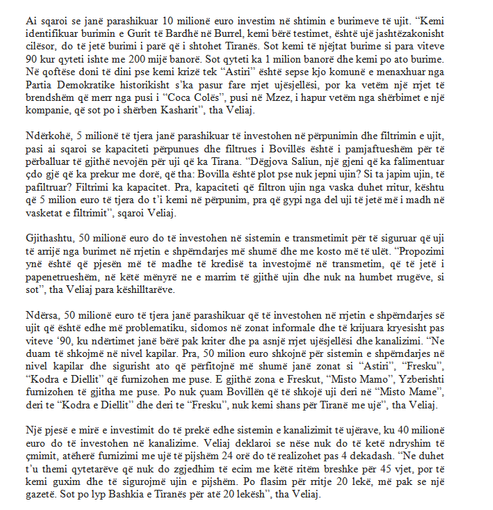 FOTO FAKT/ Erion Veliaj para zgjedhjeve dhe pas zgjedhjeve – Si ndryshoi fjalët kryebashkiaku për çmimin e ujit