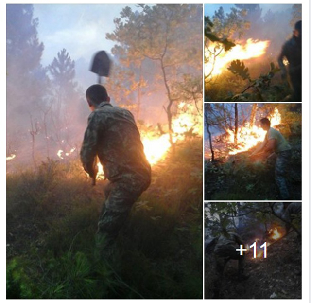 Ushtarët fikin zjarret me lopata, komentuesit ironizojnë kryeministrin Rama