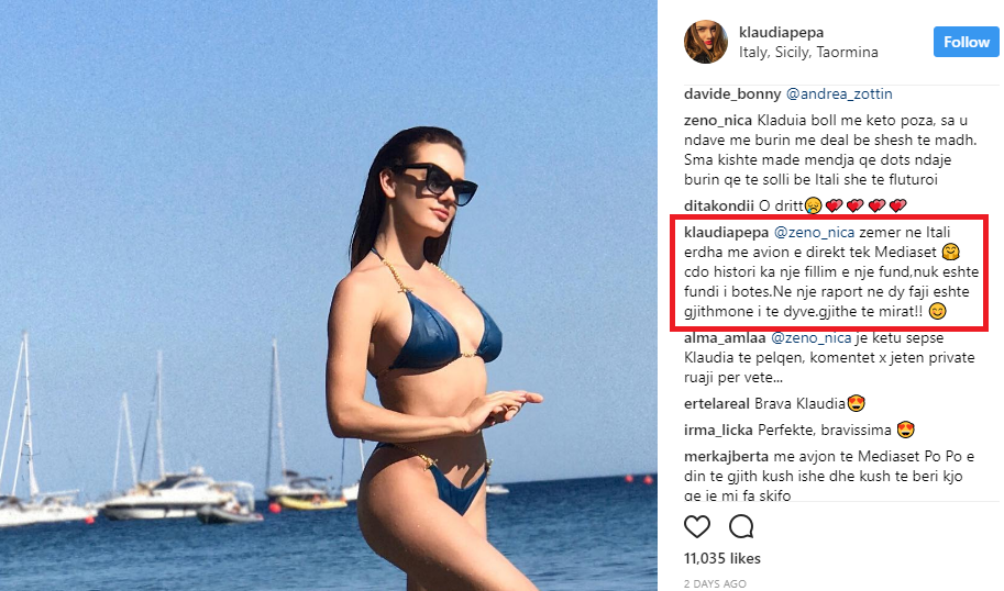 Klaudia Pepa zbulon “fajtorin” e ndarjes dhe komunikimin virtual me Albi Nakon