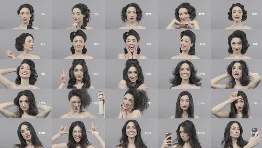 VIDEO/ Si kanë evoluar modelet e flokëve për femra 100 vitet e fundit