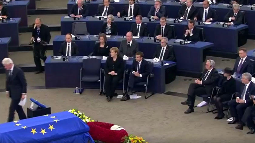 FOTO/ Presidenti Nishani në ceremoninë e nderimit të ish-kancelarit gjerman, Helmut Kohl