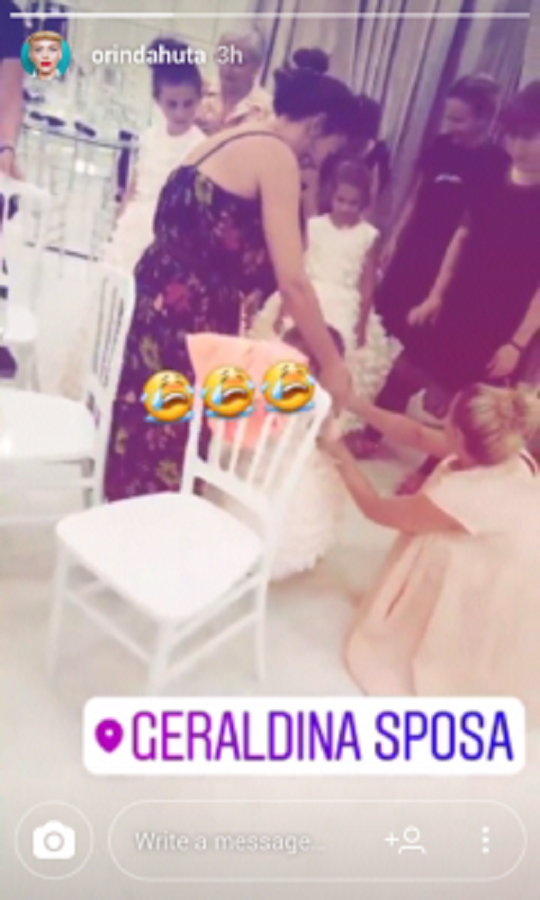 FOTO/ Momenti që përloti Orinda Hutën disa ditë para dasmës