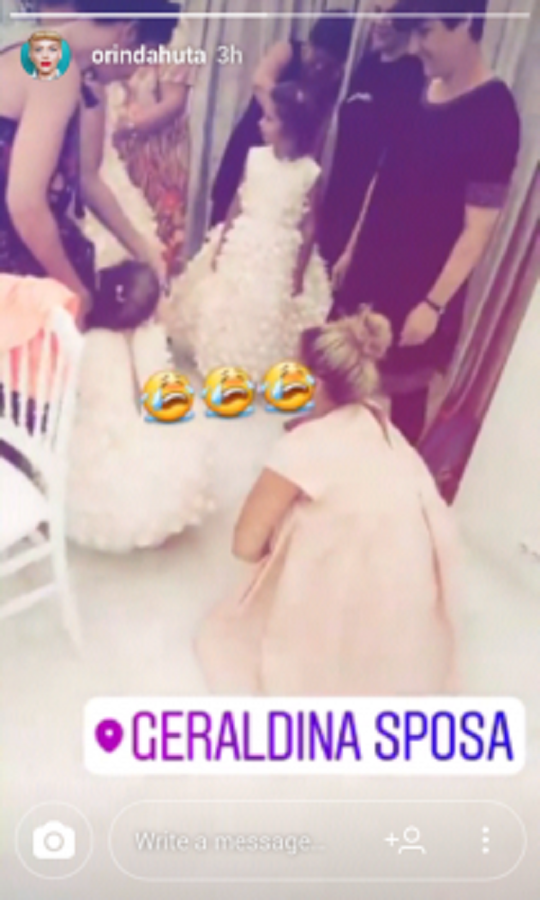 FOTO/ Momenti që përloti Orinda Hutën disa ditë para dasmës