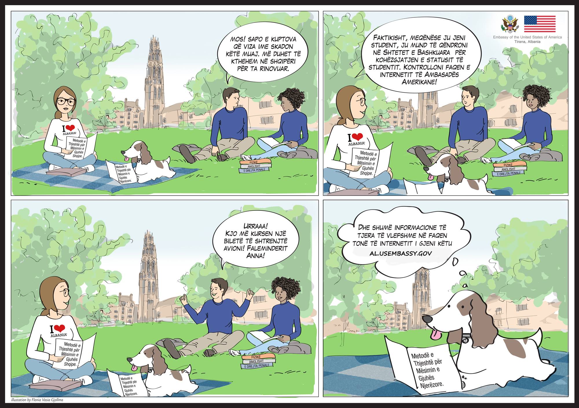 Ambasada amerikane njoftim të rëndësishëm për studentët shqiptarë që studiojnë në SHBA